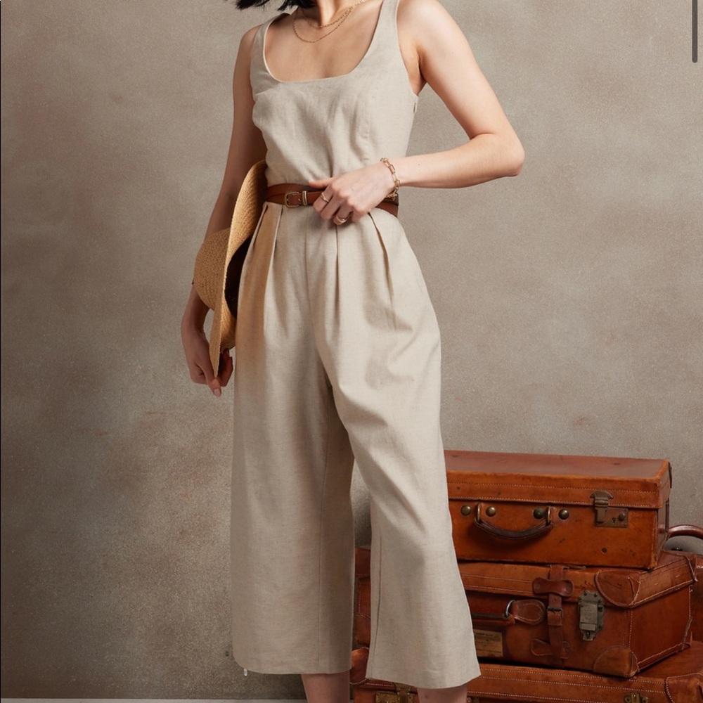 Wide-Leg Jumpsuit Banana Republic